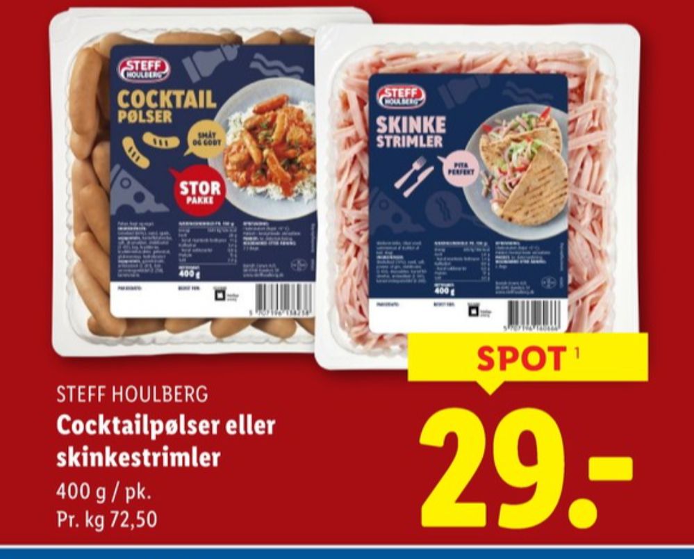 Steff Houlberg, Cocktailpølser