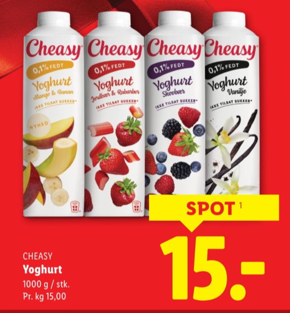 Cheasy, Vanilje Yoghurt 