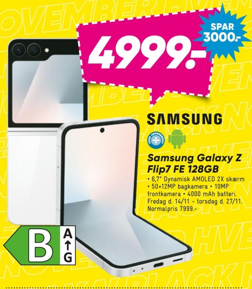 Samsung Galaxy Z Flip 7 FE, Mobiltelefon