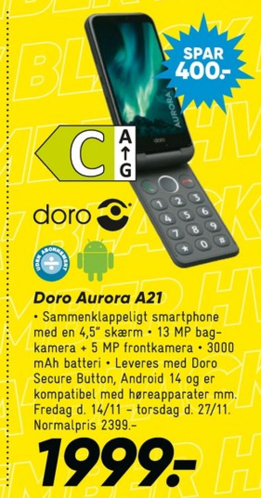 Doro Aurora A21, Mobiltelefon