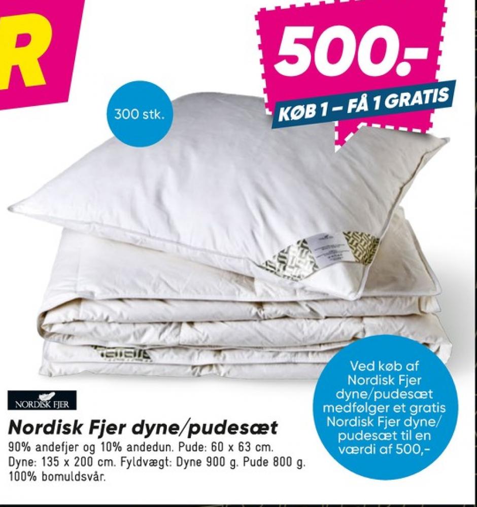 Nordisk Fjer, Dyne og pudesæt