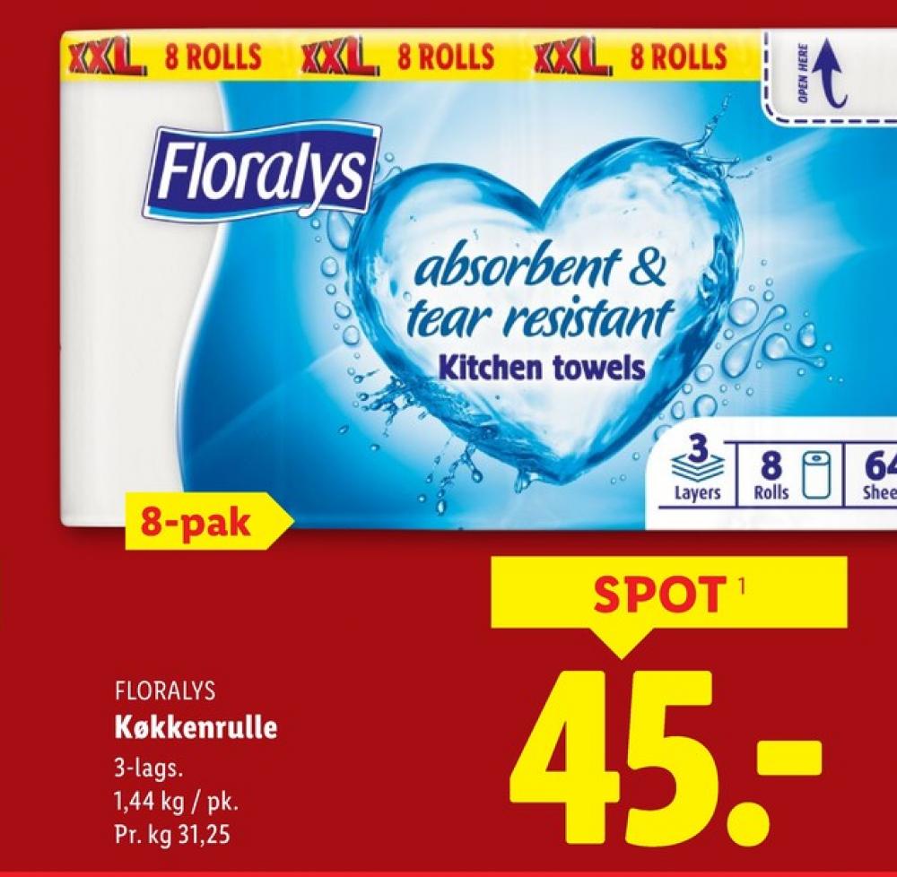 Floralys, Køkkenrulle