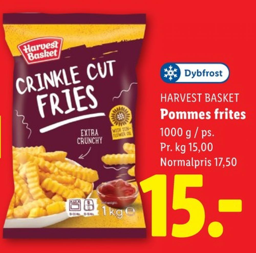 Harvest Basket, Crinkle Cut Fries