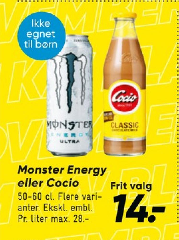 Monster Ultra Energy, Energidrik
