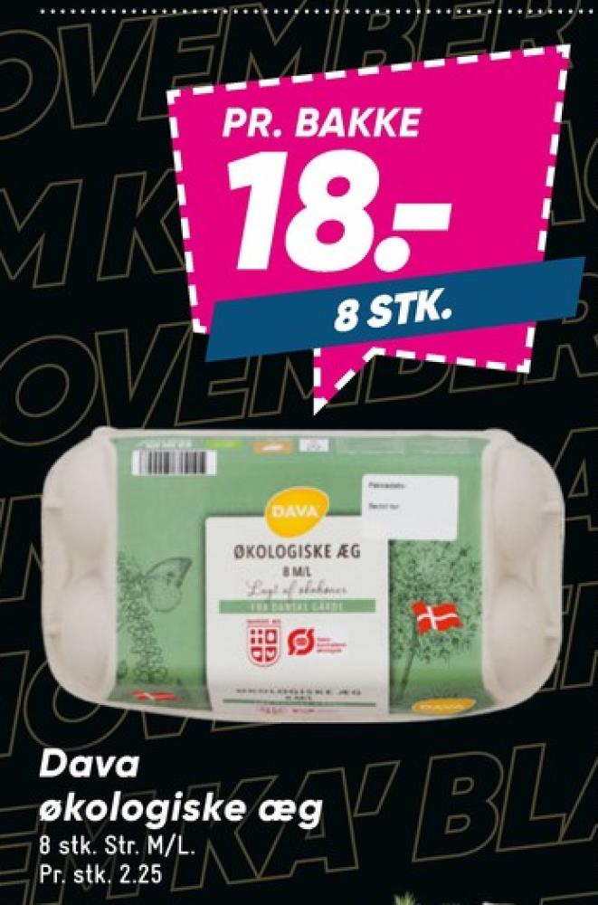 DAVA Foods, Økologiske æg M/L