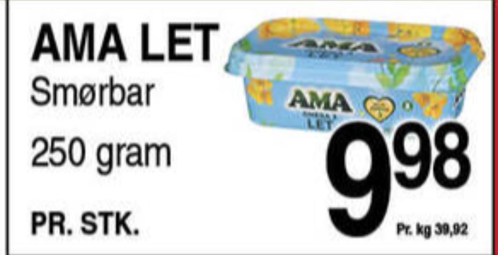 Ama, Smørbar Let