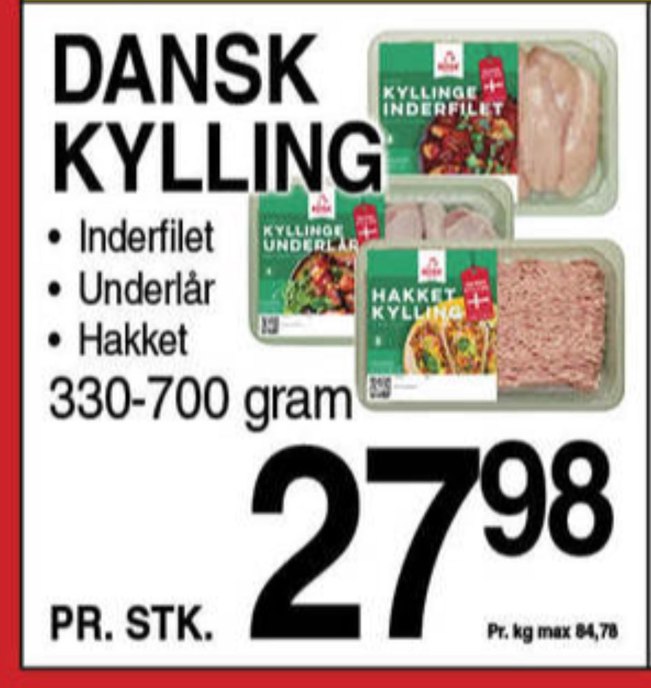 Rose, Kyllingeunderlår