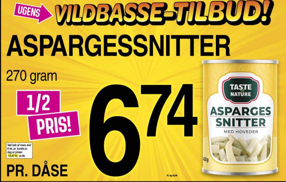 Taste of Nature, Aspargessnitter