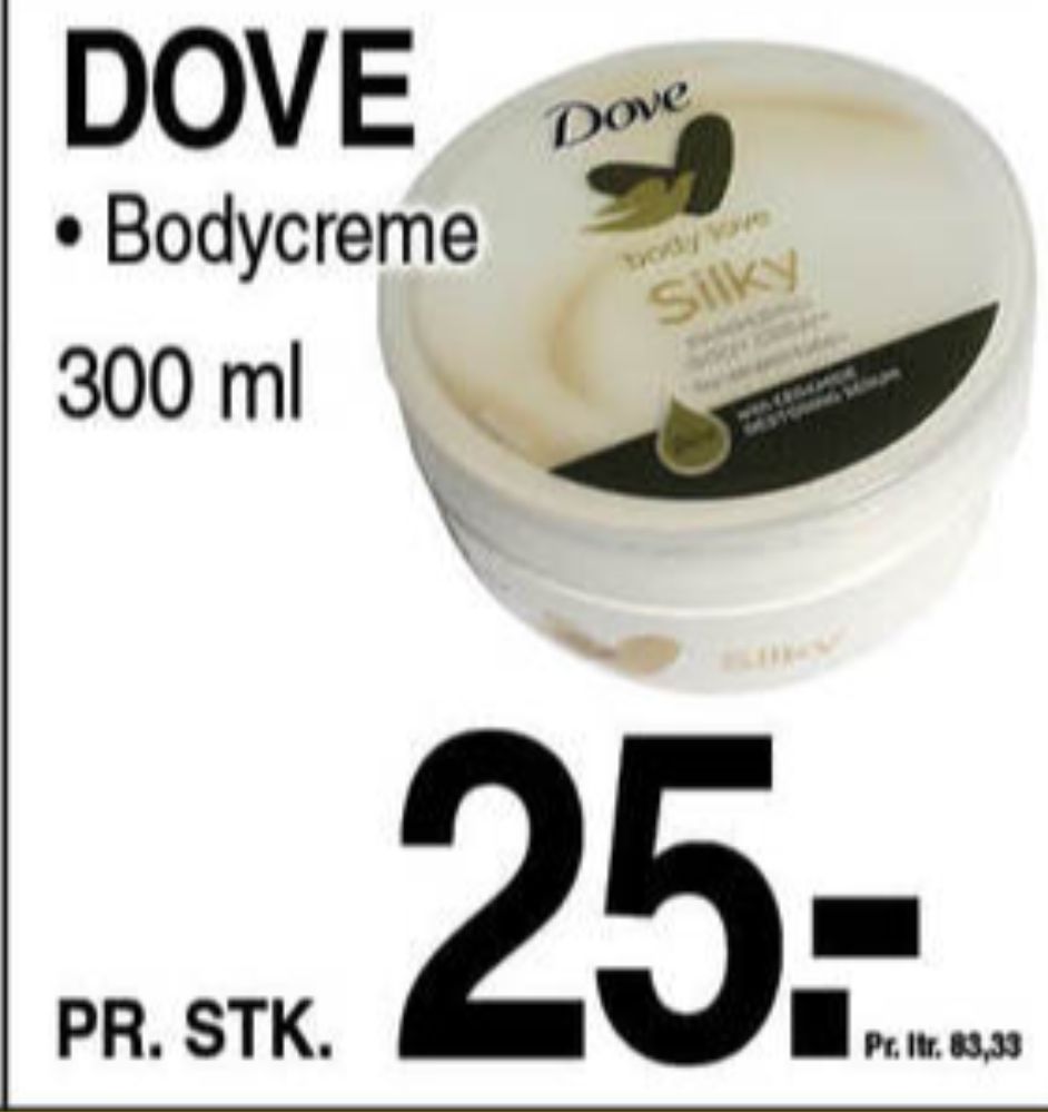 Dove, Bodycreme