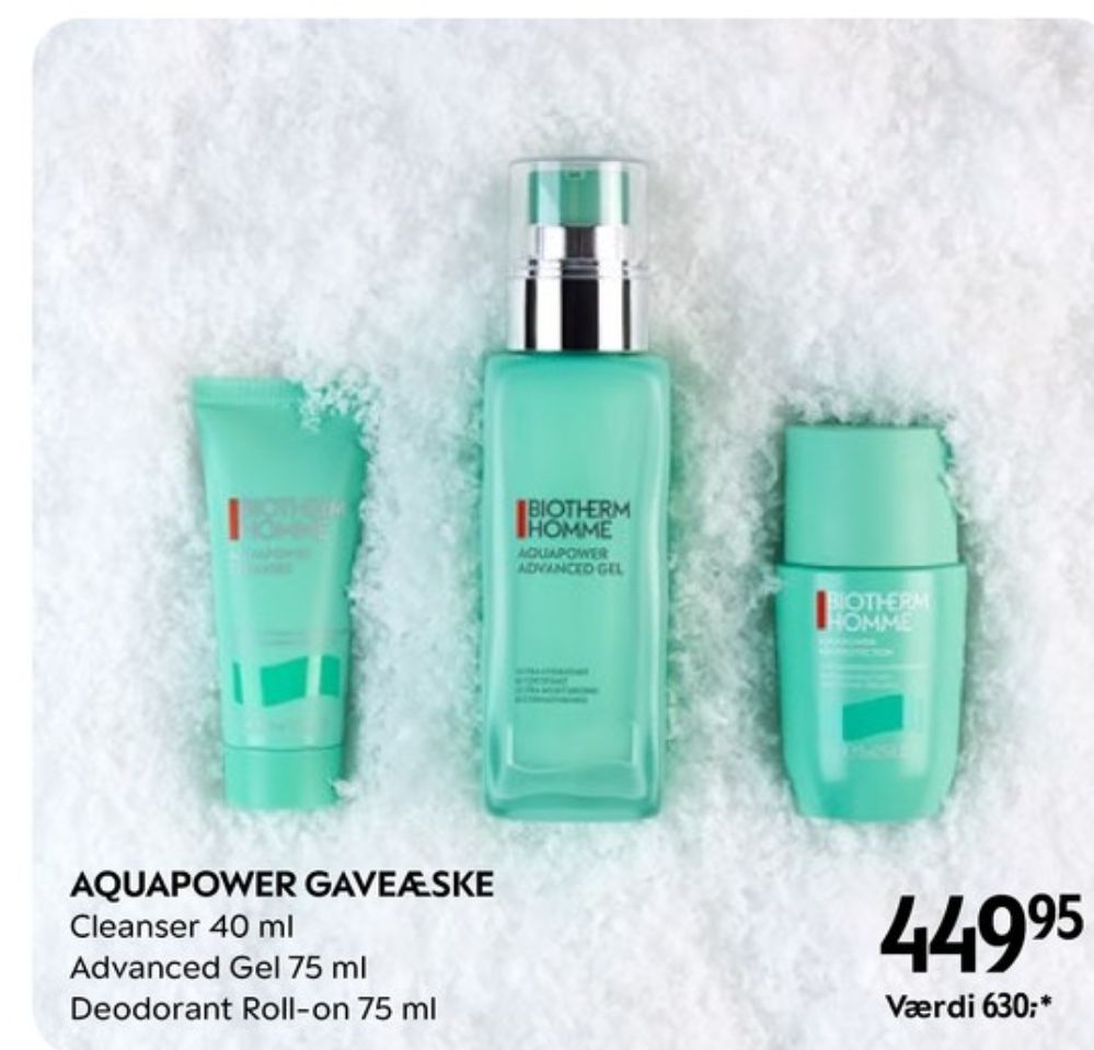 Biotherm Aquapower, Gaveæske