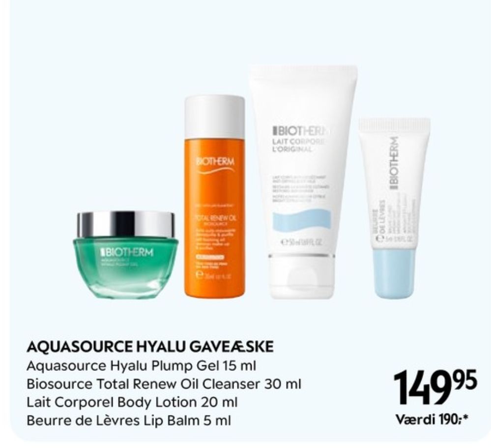 Biotherm Aquasource Hyalu, Gaveæske