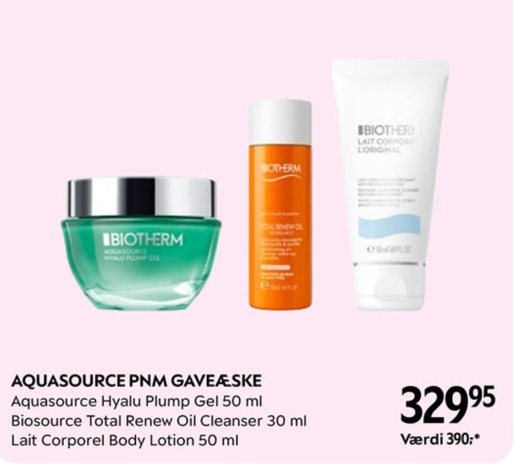 Biotherm Aquasource PNM, Gaveæske