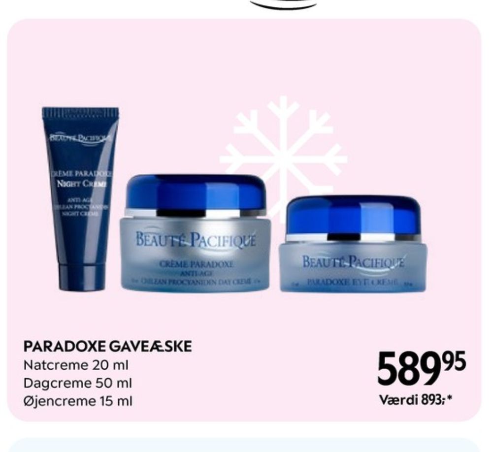 Beauté Pacifique Paradoxe, Gaveæske