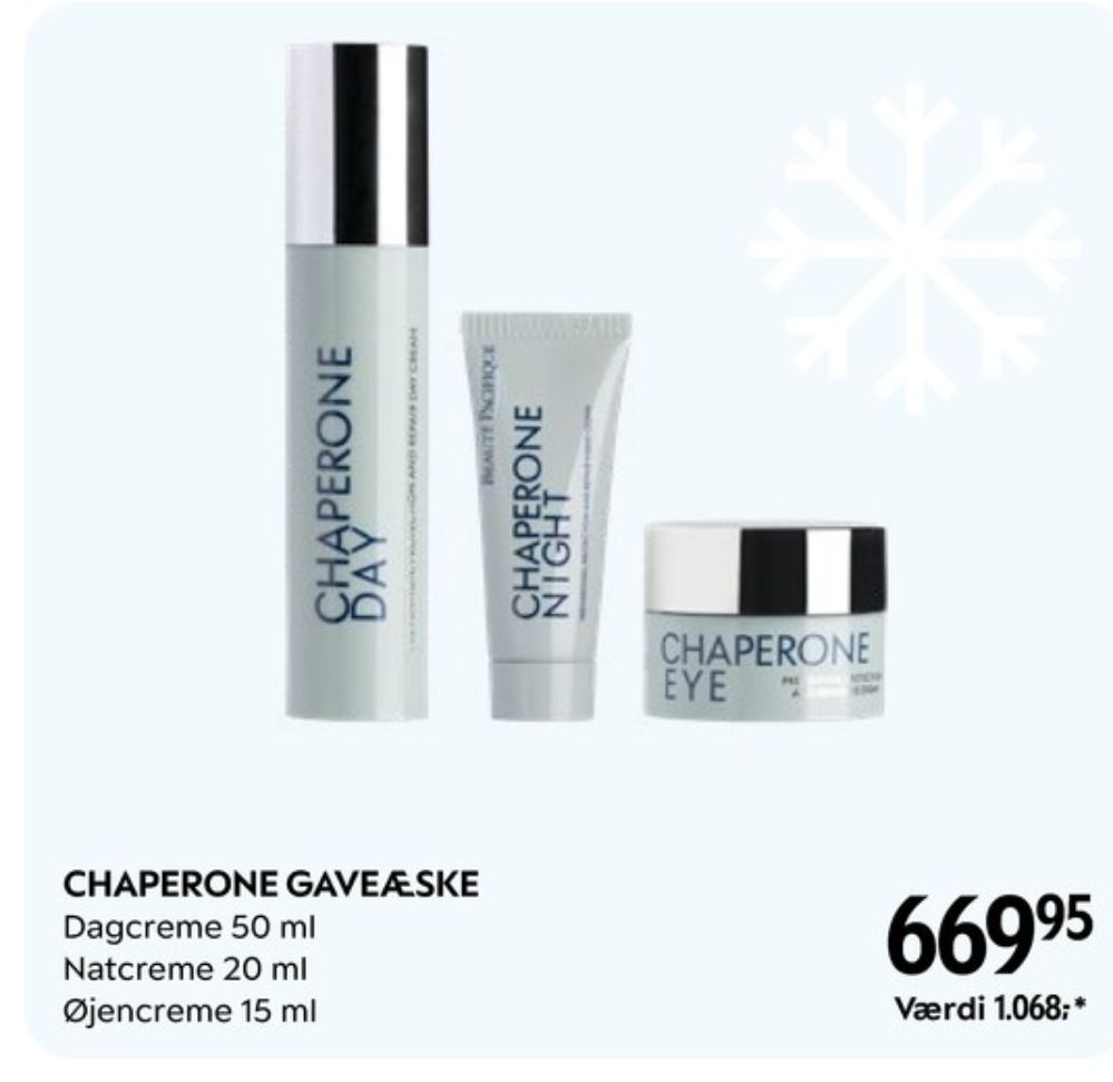 Beauté Pacifique Chaperone, Gaveæske