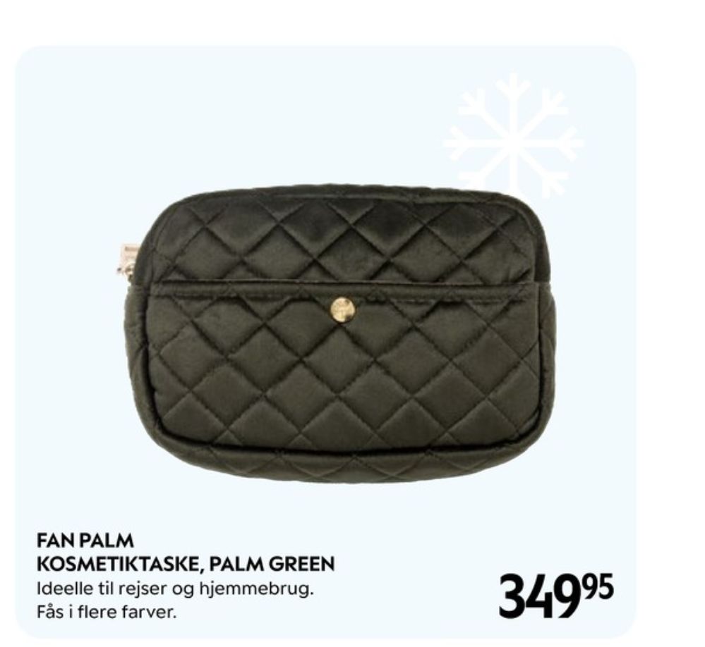 Fan Palm, Toilettaske