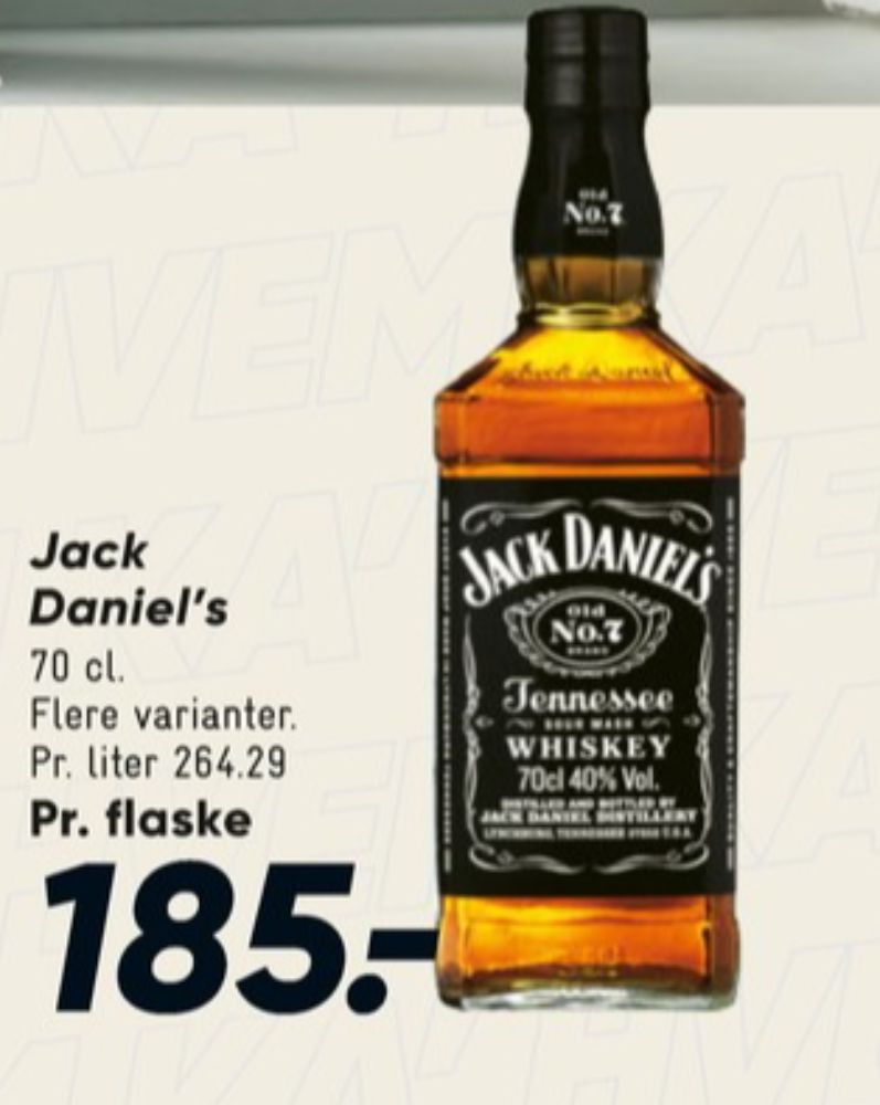Jack Daniels Old No. 7, Whisky