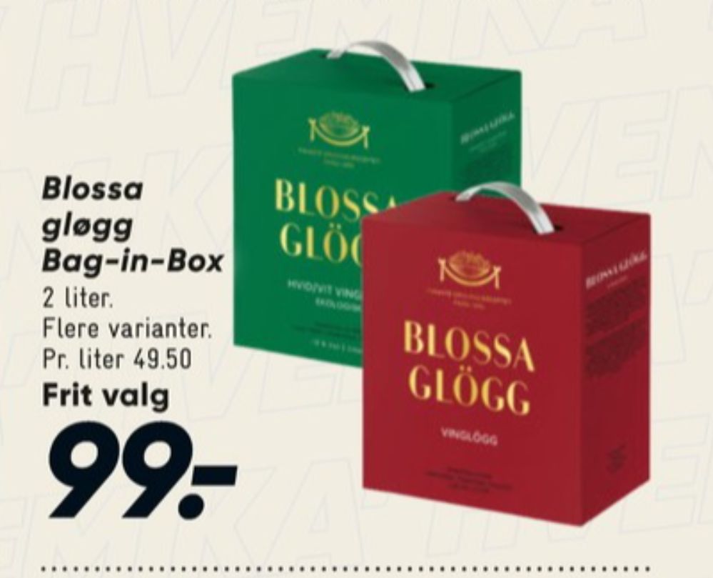 Blossa, Gløgg