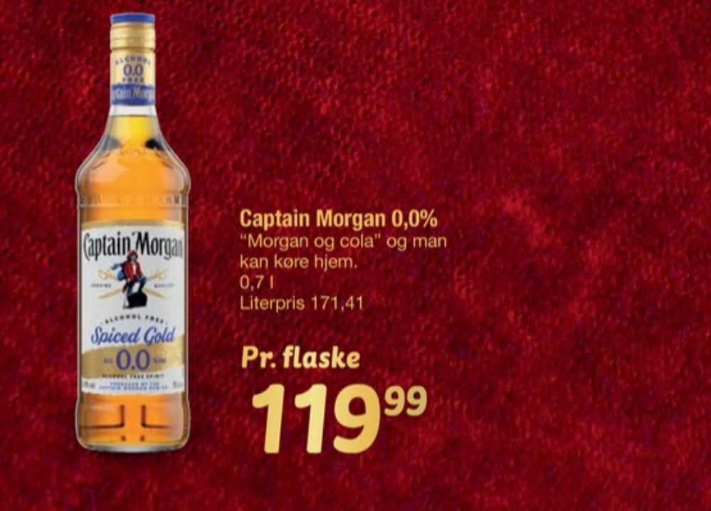 Captain Morgan Spiced Gold 0,0, Rom