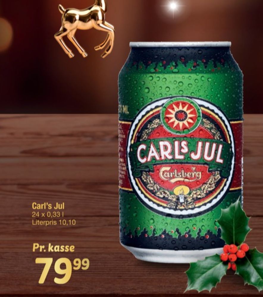 Carlsberg Carls Jul, Øl 24 pk.