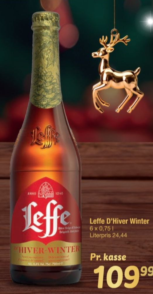 Leffe D'Hiver Winter, Specialøl 6 pk.