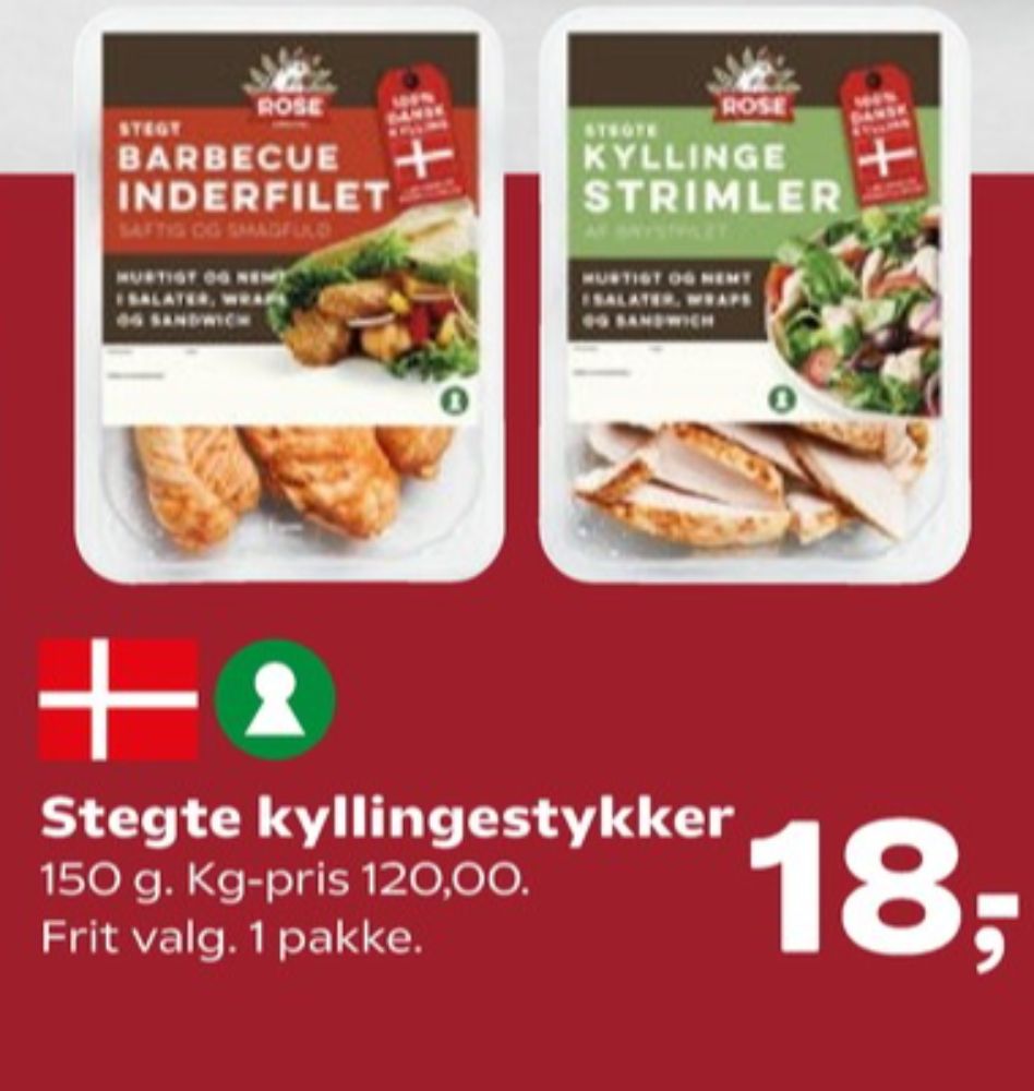 Rose, Kyllingeinderfilet