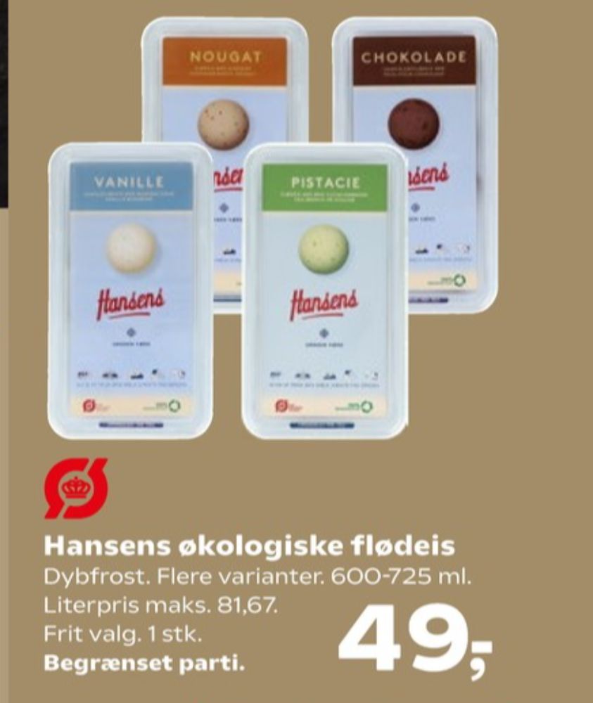 Hansens, Chokolade is
