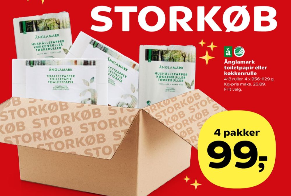 Änglamark, Toiletpapir