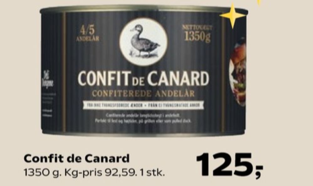Sanmartins Gourmet, Confiterede Andelår