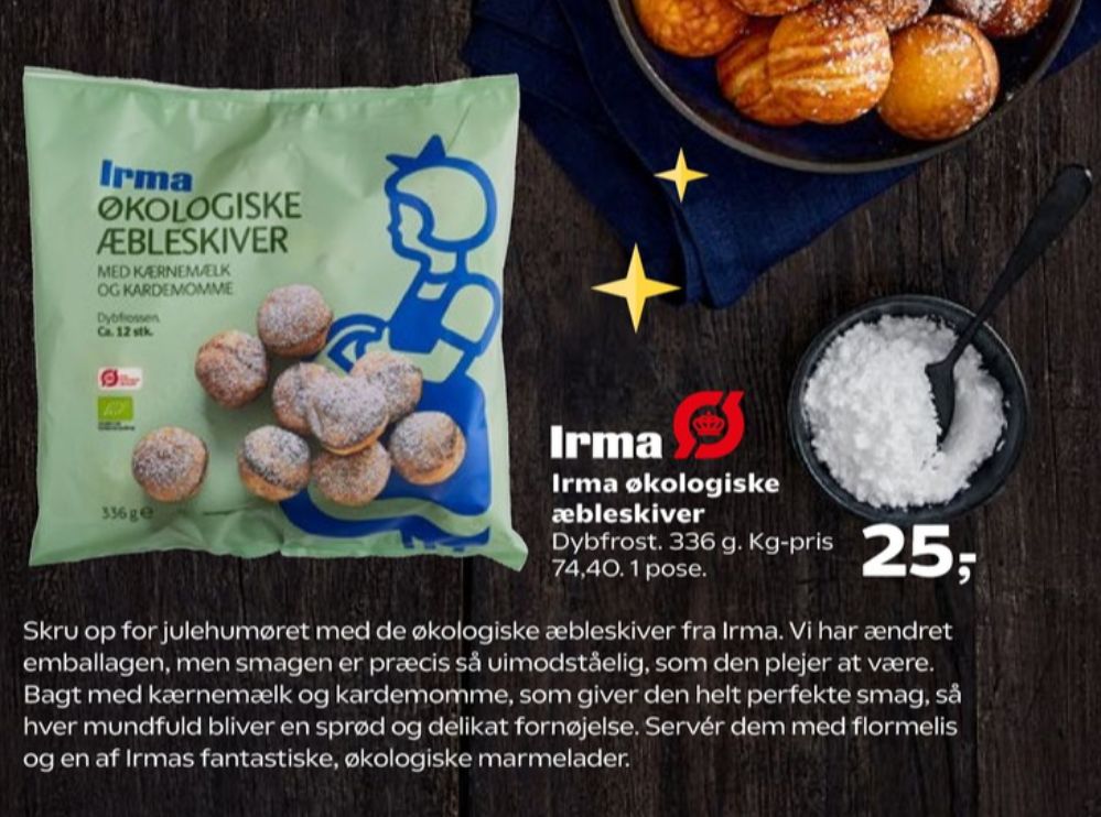 Irmas, Æbleskiver