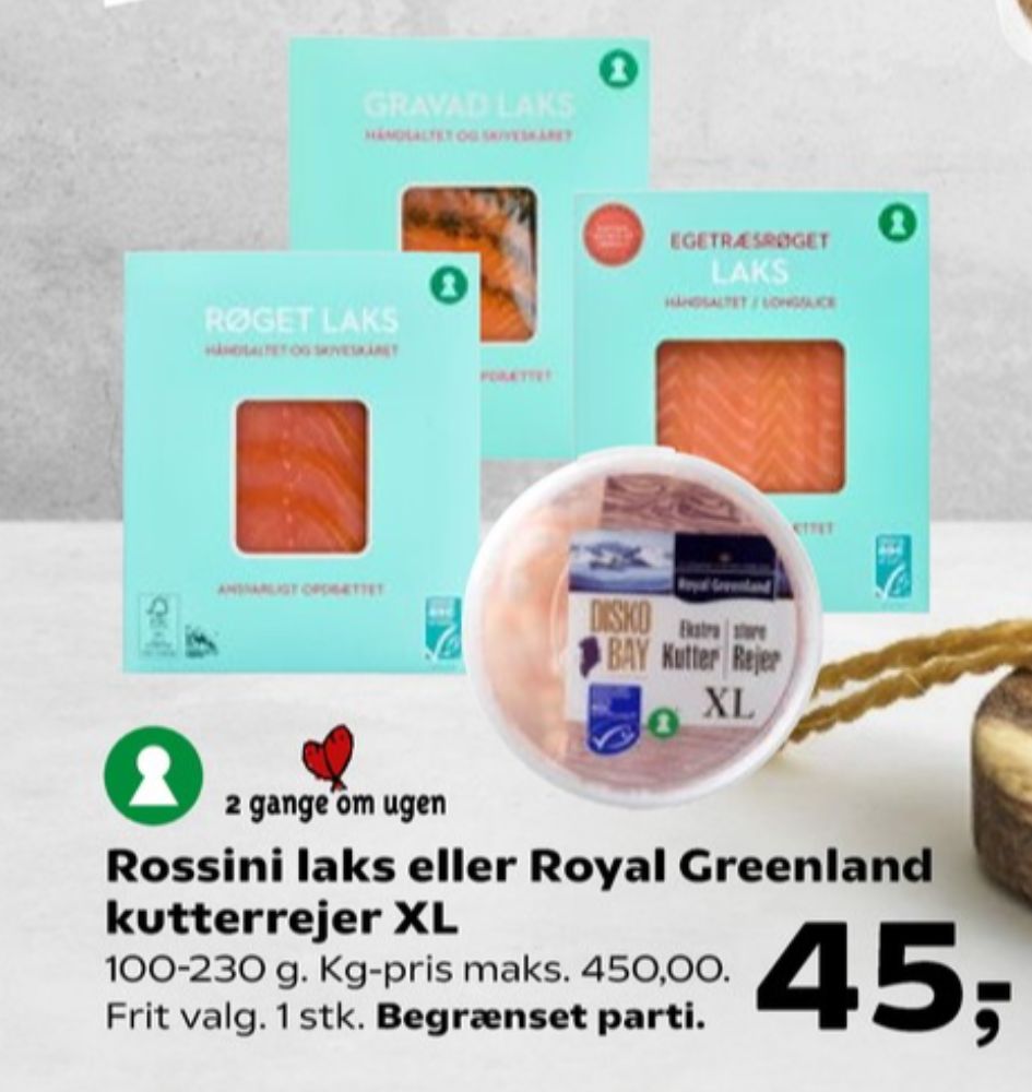 Royal Greenland, Rejer