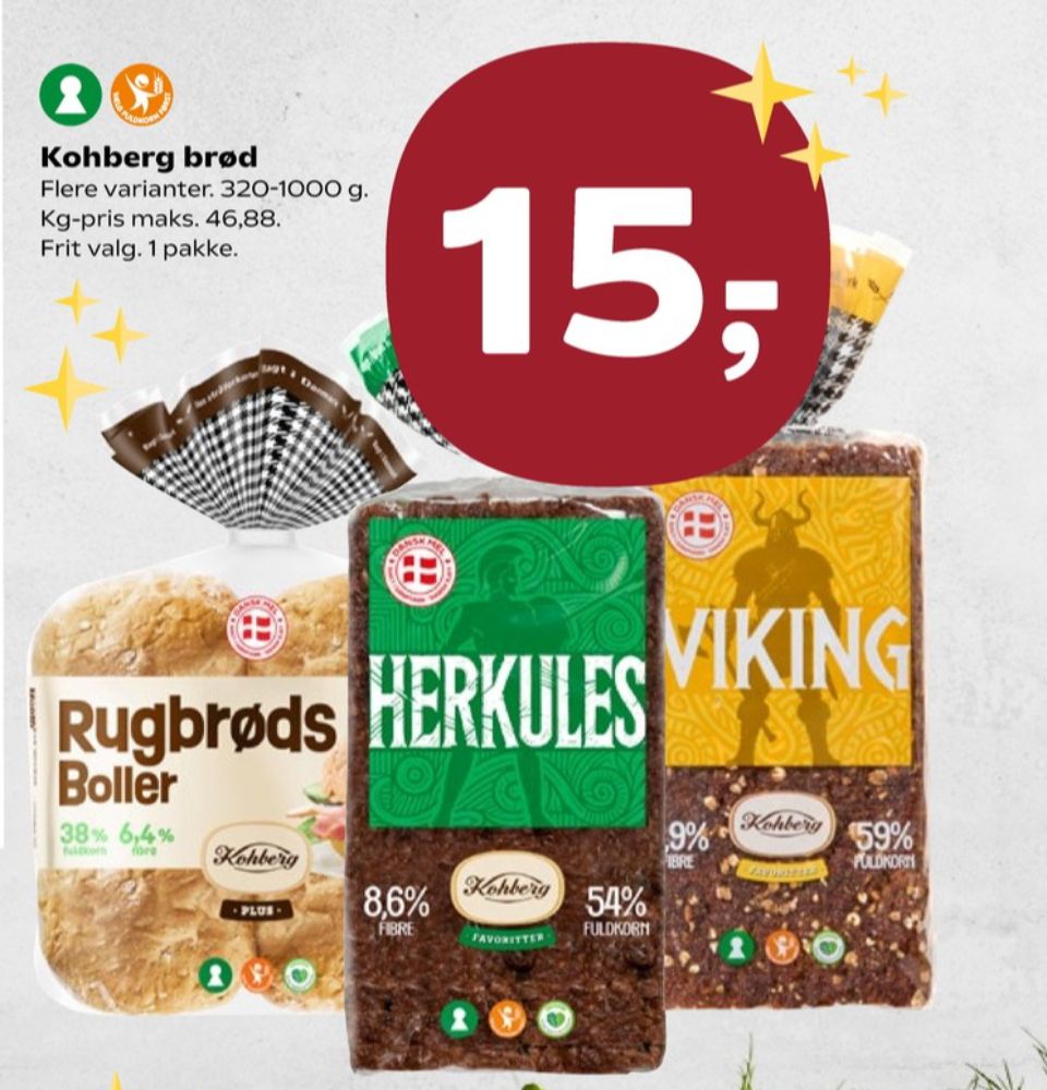 Kohberg Viking, Rugbrødsskiver