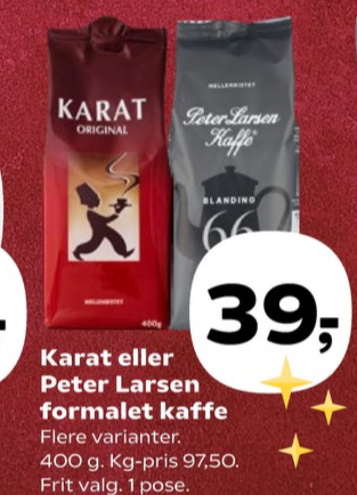 Karat Original, Kaffe Formalet