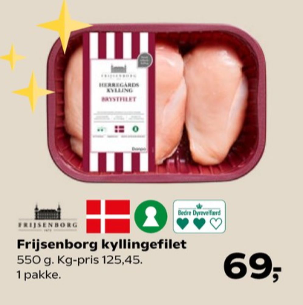 Frijsenborg, Kyllingebrystfilet