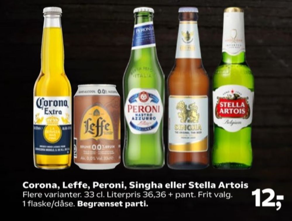 Leffe Brune 0,0%, Øl - Alkoholfri