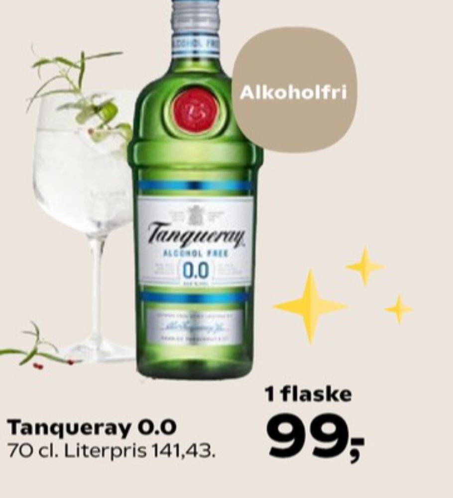 Tanqueray Alcohol Free 0,0, Gin