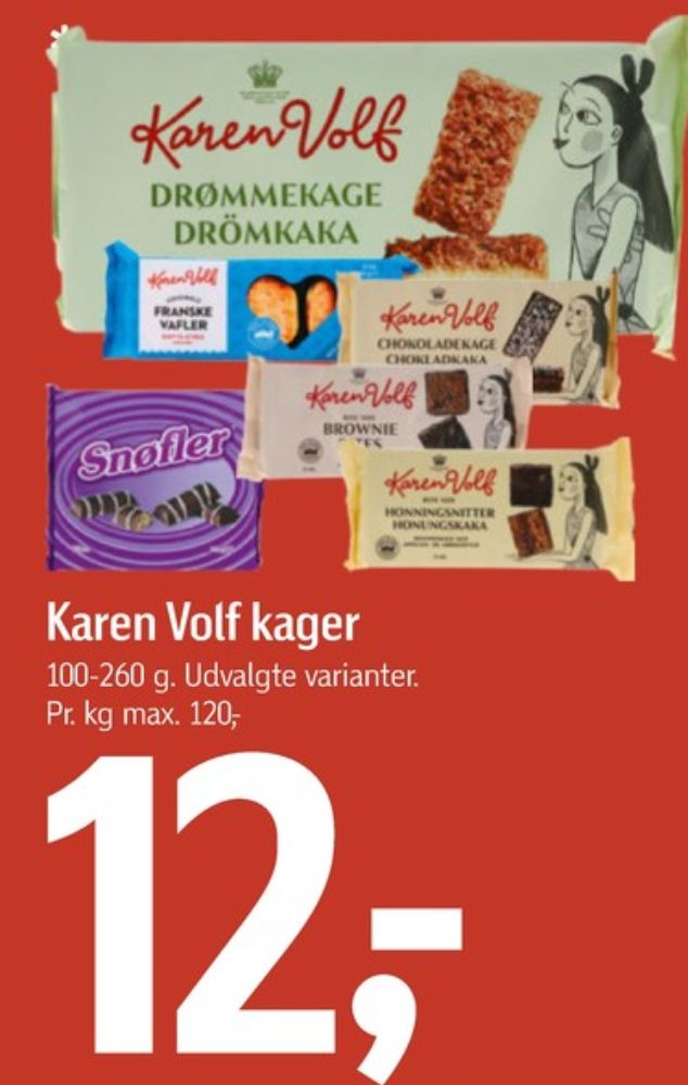 Karen Volf, Chokoladekage med kokos
