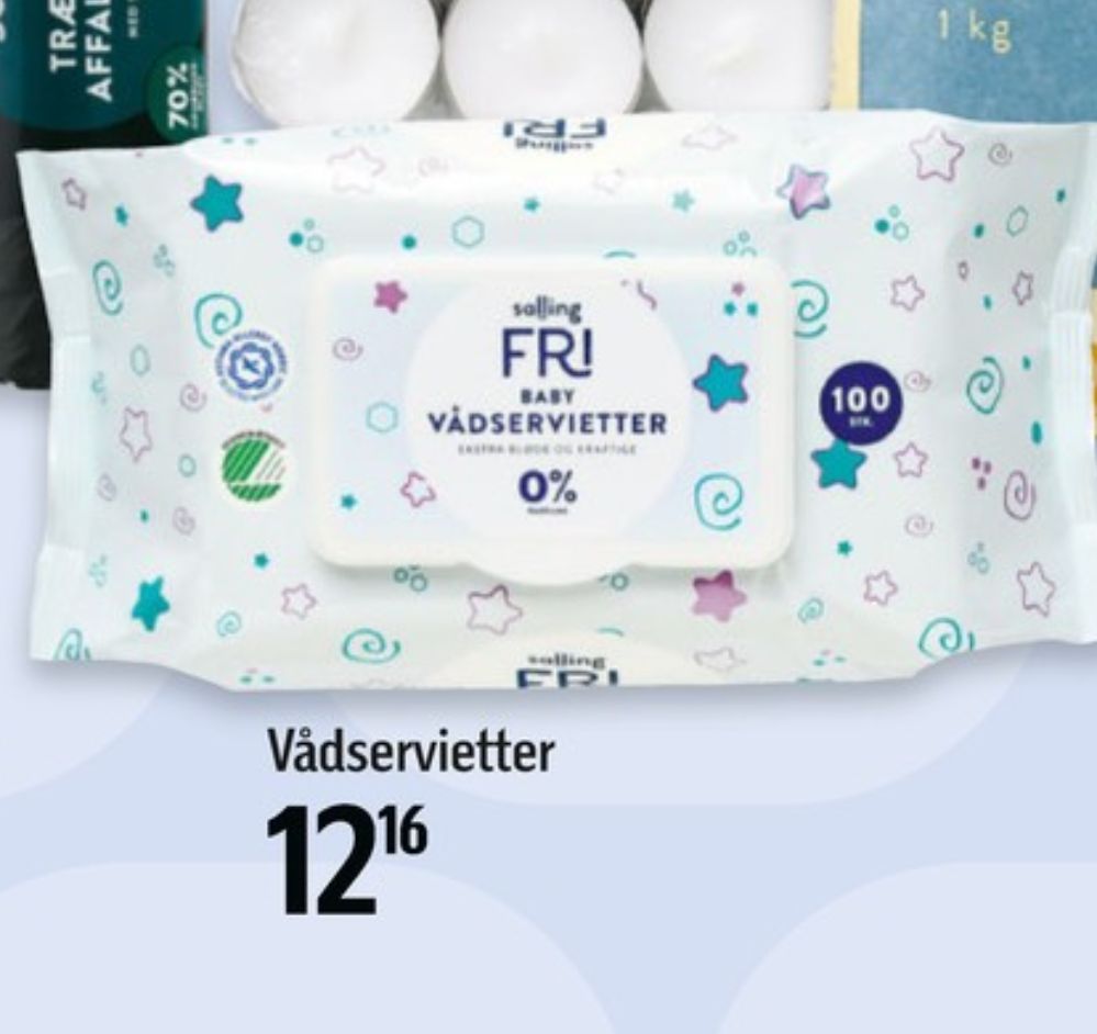 Salling Fri, Vådservietter