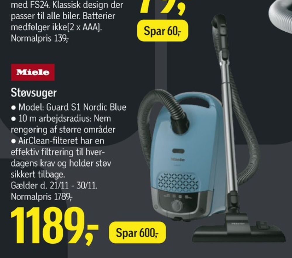 Miele, Støvsuger