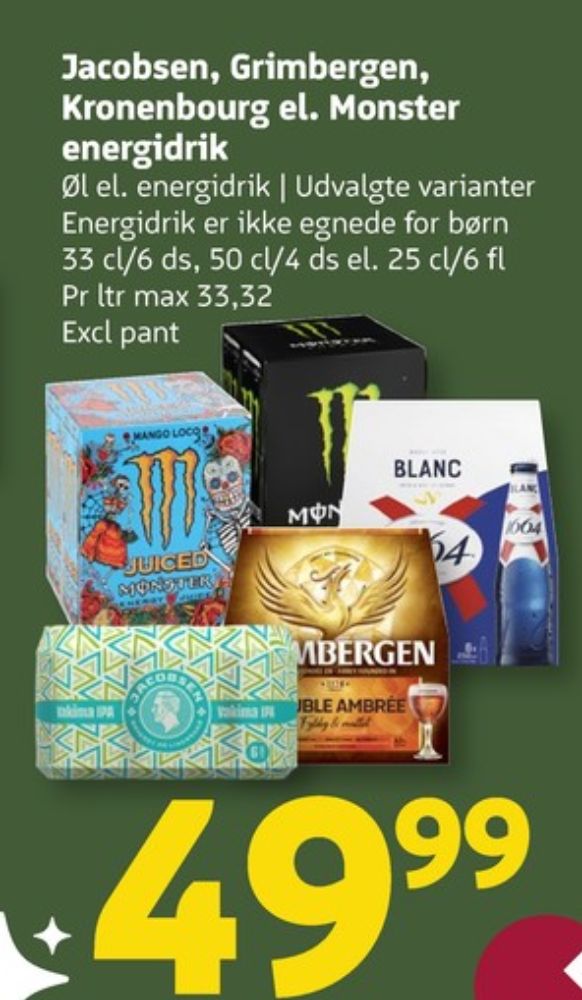 Monster Mango Loco, Energidrik 4 pk.