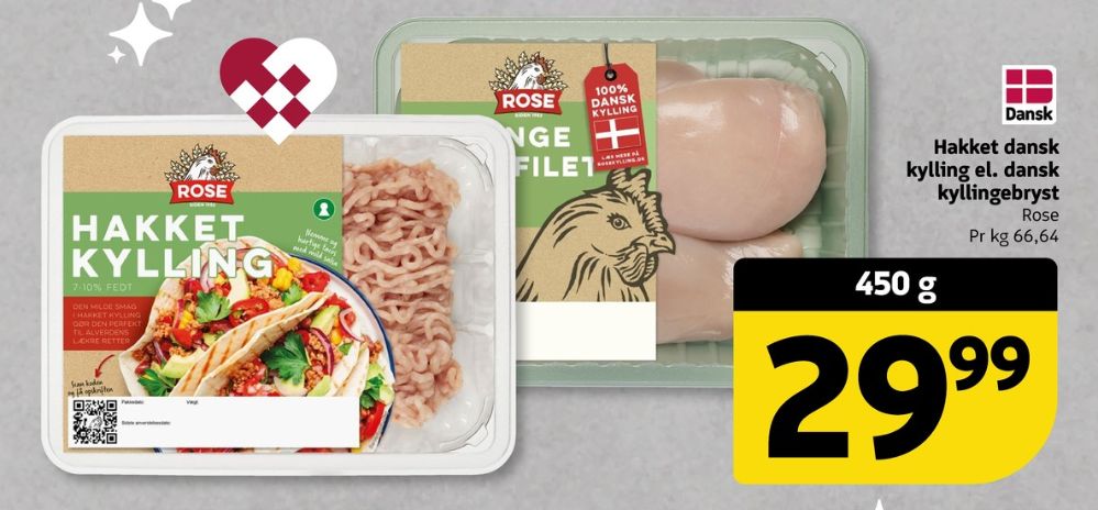 Rose, Kyllingebrystfilet