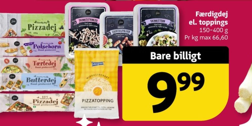 Falengreen, Revet ost Pizzatopping
