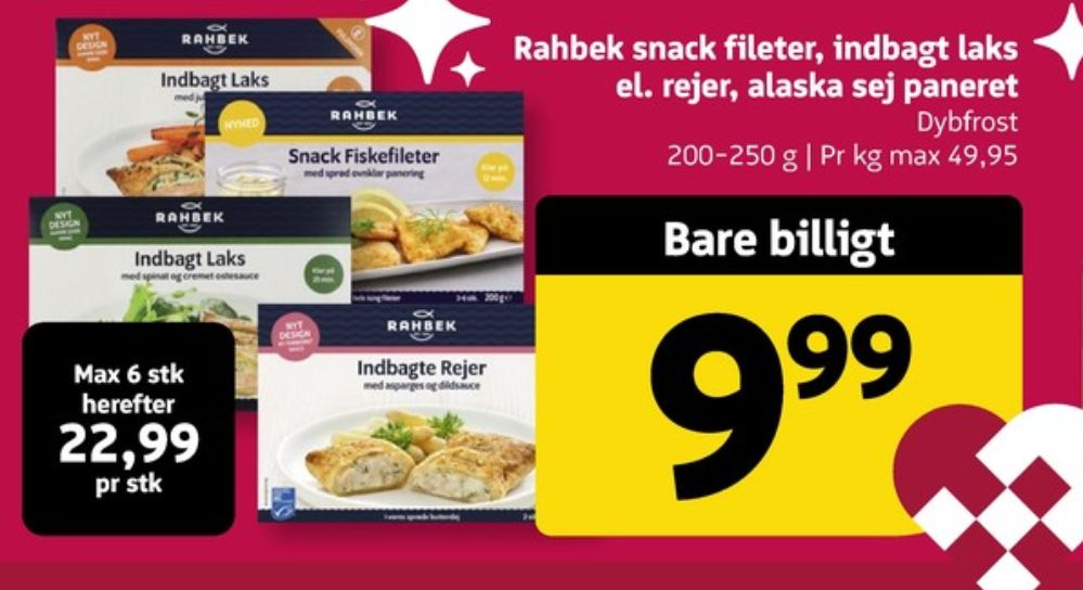 Rahbek, Indbagte Rejer med Asparges og Dildsauce