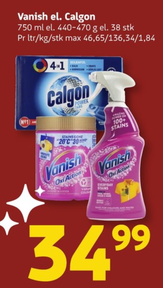 Calgon, Vaskemaskinerens