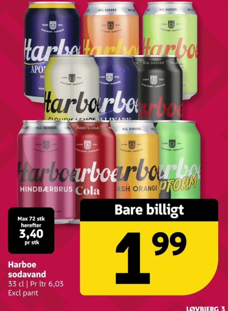 Harboe Squash Orange, Appelsinsodavand