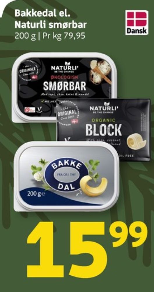 Naturli', Smørbar