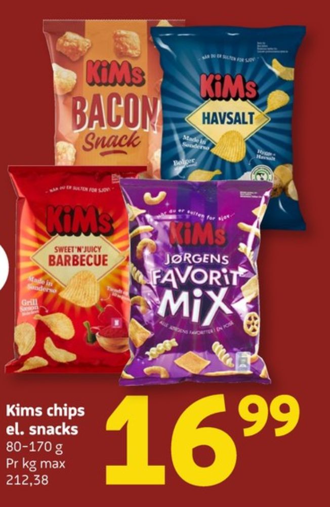 Kims, Bacon Snack
