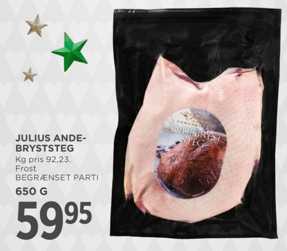 Julius, Andebryststeg