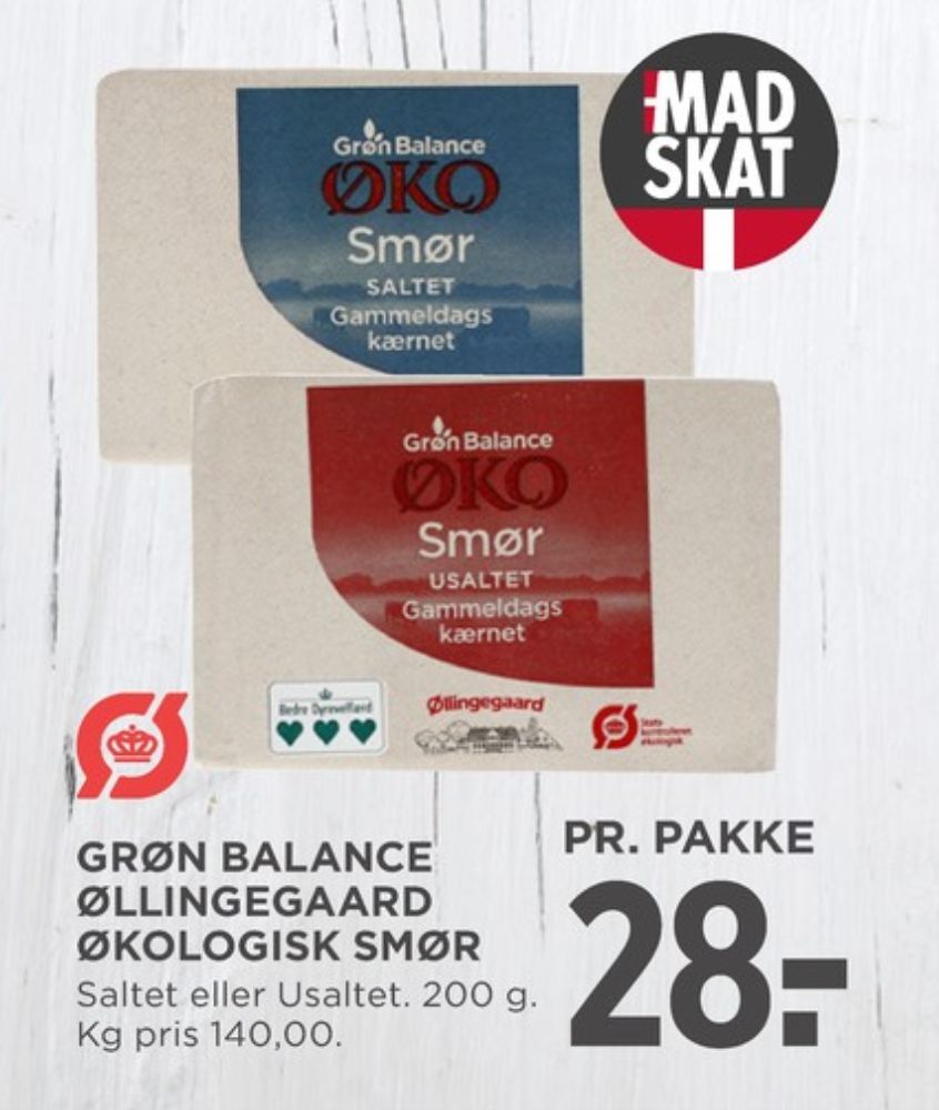 Grøn Balance Øllingegaard, Smør Saltet