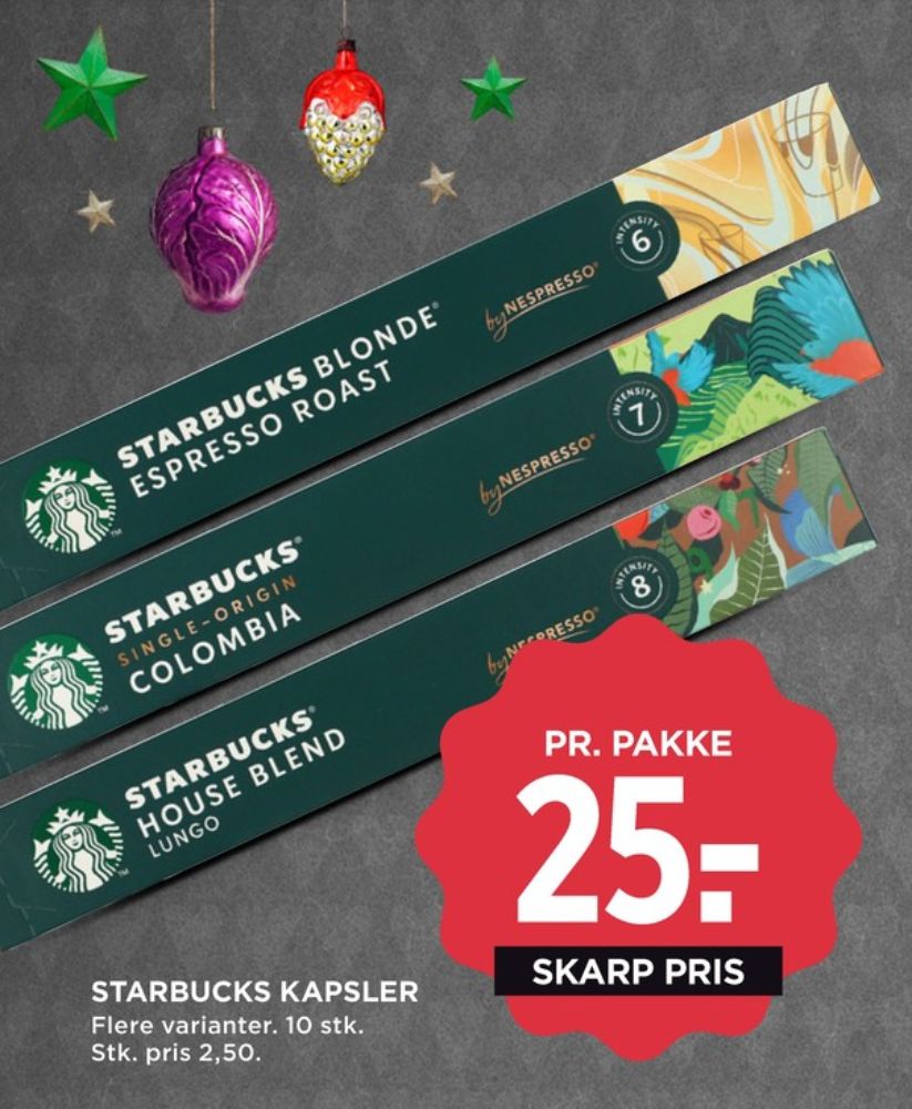 Starbucks Colombia, Kaffekapsler