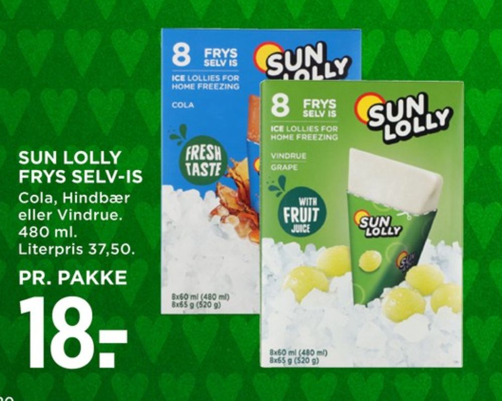Sun Lolly, Is frys selv - Cola